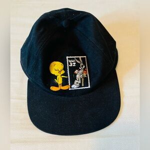 Vintage Looney Tunes Stamp Collection SnapBack